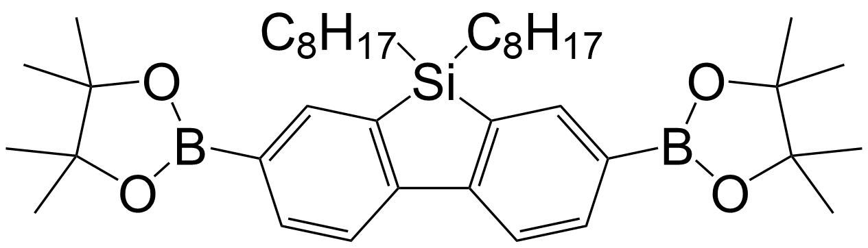 5,5-dioctyl-3,7-bis(4,4,5,5-tetramethyl-1,3,2-dioxaborolan-2-yl)-5H dibenzo[b,d]silole/958293-23-7